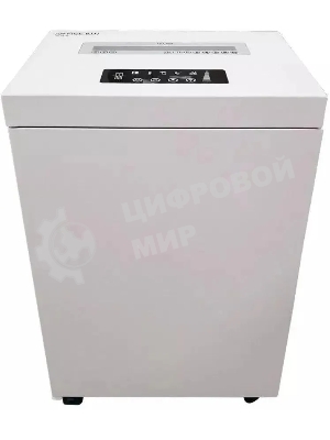 Шредер Office Kit S500 0,8x2 белый (секр.P-7) фрагменты 7лист. 50лтр. скобы пл.карты CD