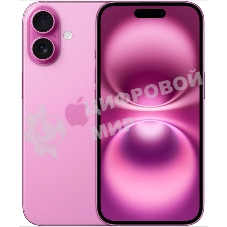 Смартфон Apple iPhone 16, 8/256Gb, розовый