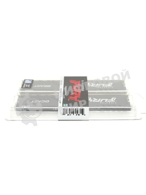 Оперативная память Kingston Fury Beast, DDR4, 64GB (2x32GB), 3200MHz, CL16, DIMM, черный