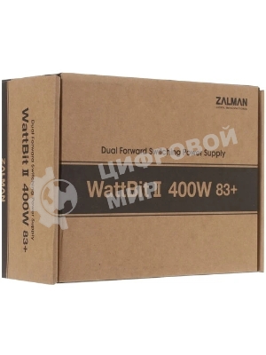 Блок питания Zalman ZM400-XEII, 400Вт, 120мм, черный