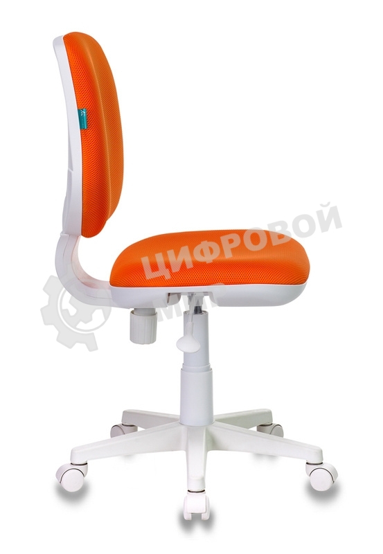 Кресло детское Бюрократ CH-W213/TW-96-1 оранжевый TW-96-1 (пластик белый)