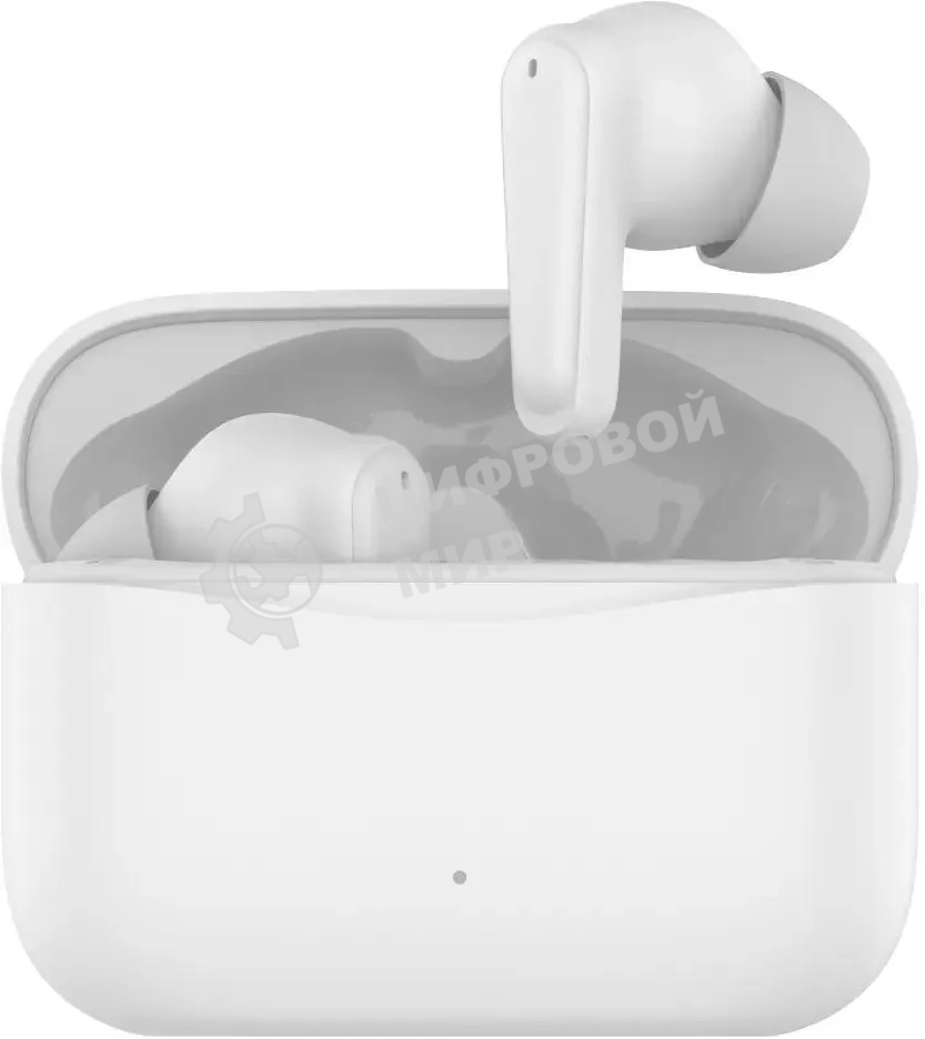 Наушники TWS Hyundai Select H-EP203 белый, внутриканальные, Bluetooth, активное шумоподавление, до 5 ч