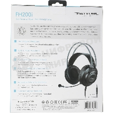 Гарнитура A4Tech Fstyler FH200i серый, проводная