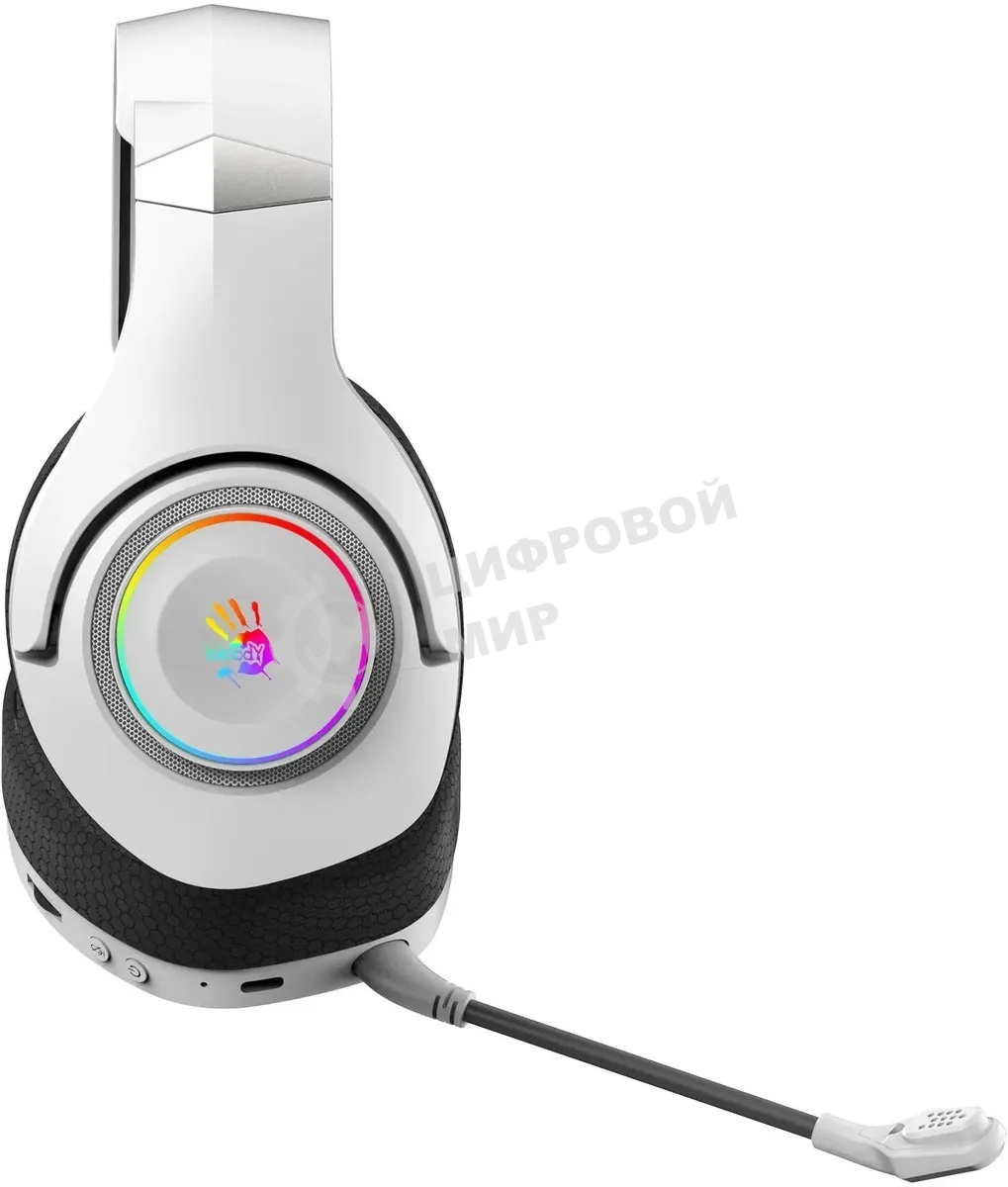 Наушники с микрофоном A4Tech Bloody GR270 белый 1.5м мониторные BT/Radio оголовье (GR270)