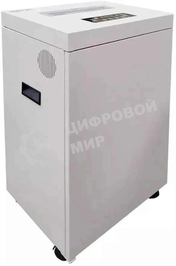 Шредер Office Kit S500 0,8x2 белый (секр.P-7) фрагменты 7лист. 50лтр. скобы пл.карты CD