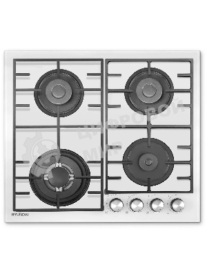 Газовая варочная поверхность Hyundai HHG 6438 WG белый