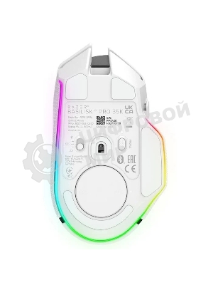 Мышь беспроводная/проводная Razer Basilisk V3 Pro 35K белый, 35000 dpi, радиоканал, Bluetooth, USB, кнопки - 11