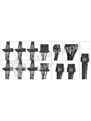 Блок питания Digma DPSU-650W-WH RTL, 650Вт, 80 PLUS, 120мм, черный