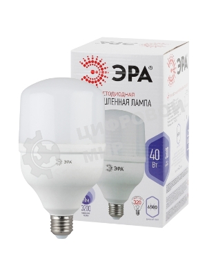Лампа светодиодная ЭРА STD LED POWER T120-40W-6500-E27 высокомощная