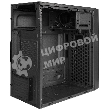 Компьютерный корпус Minitower ExeGate BAA-105-01-UNS500 (mATX, БП UNS500 с вент. 12см, 2*USB, аудио, черный)