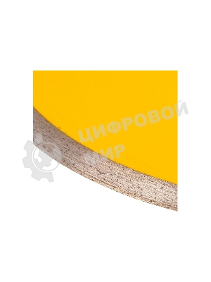 Диск алмазный отрезной Denzel 230 х 22,2 мм, сплошной, супертонкий, горячий пресс, мокрое резание