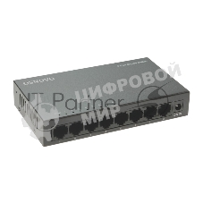 Коммутатор OSNOVO SW-8G, 8×1 Гбит/с, неуправляемый