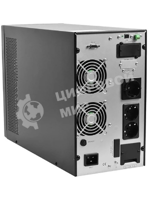 Источник бесперебойного питания Powerman Online 3000 Plus / 3000 ВА / 2700 Вт / 3 x CEE 7 (евророзетка) / без БП