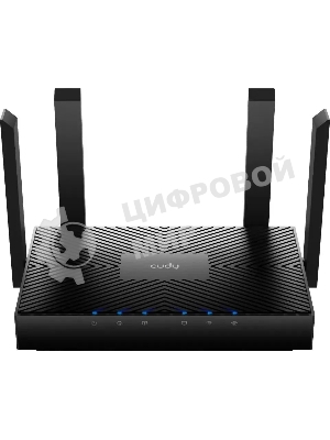 Роутер Cudy WR3000 AX3000 10/100BASE-TX/Wi-Fi черный
