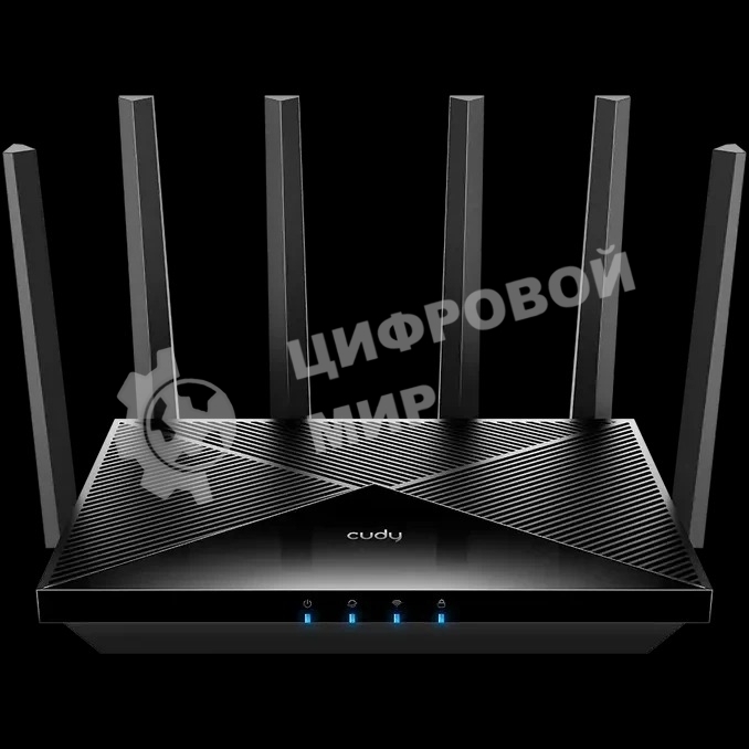 Маршрутизатор Cudy APP BE6500 2.5G Dual Band Wi-Fi 7 Mesh Router, Chipset Broadcom, 802.11be/ax/ac/a/b/g/n, 5764Mbps at 5GHz + 688Mbps at 2.4GHz, 1 x 2.5Gbps WAN Port, 4 x 10/100/1000Mbps Ports, 6 x 5dBi fixed antennas, WiFi router/AP/Repeater/WISP Mode, 