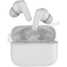 Наушники TWS Hyundai Select H-EP203 белый, внутриканальные, Bluetooth, активное шумоподавление, до 5 ч