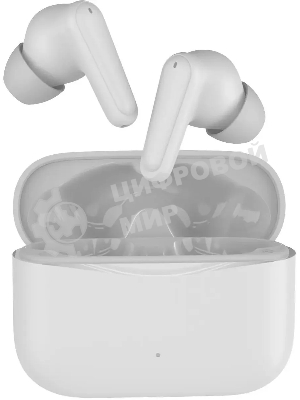 Наушники TWS Hyundai Select H-EP203 белый, внутриканальные, Bluetooth, активное шумоподавление, до 5 ч