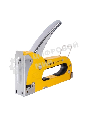 Мебельный степлер Deli DL238001 4-8мм. Полностью стальная конструкция.