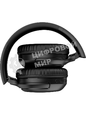 Беспроводные/проводные наушники Defender FreeMotion B1035 черный, накладные, Bluetooth + проводной, складная конструкция