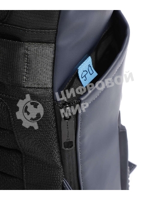 Рюкзак мужской Piquadro Corner 2.0 CA6291C2OW/BLU роллтоп синий ткань