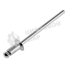 Заклепки алюминиевые Denzel, 1/8