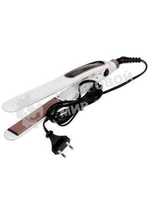 Выпрямитель для волос Atlanta ATH-6741 белый, 25 мм, 230 °C, 6 режимов