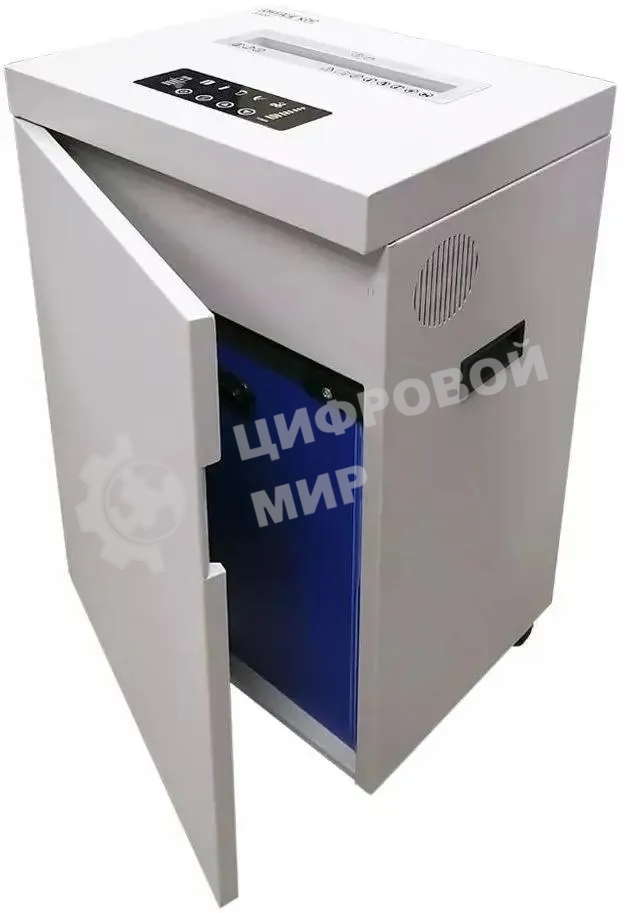 Шредер Office Kit S500 0,8x2 белый (секр.P-7) фрагменты 7лист. 50лтр. скобы пл.карты CD