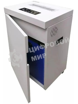 Шредер Office Kit S500 0,8x2 белый (секр.P-7) фрагменты 7лист. 50лтр. скобы пл.карты CD