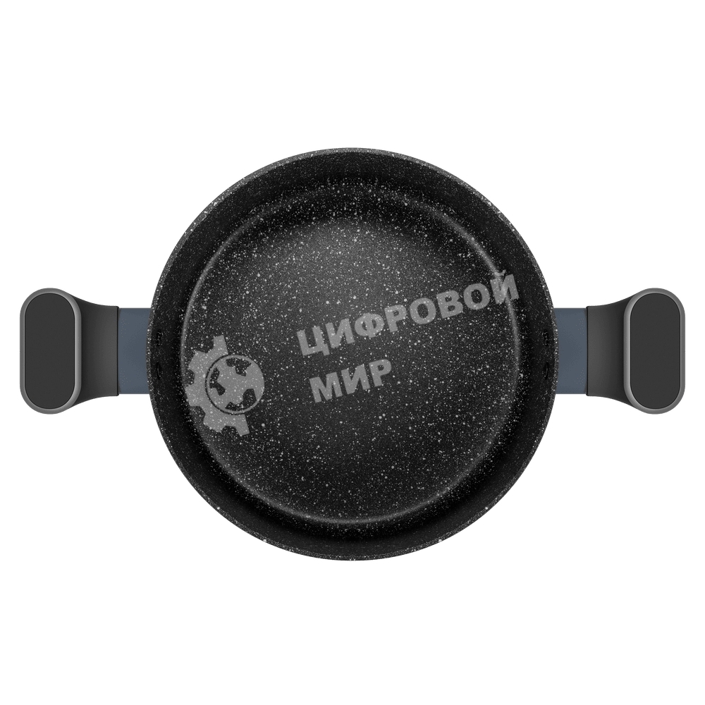 Кастрюля Maunfeld FRIDA MCS47FA02DG из кованого алюминия со стеклянной крышкой, 24 см, 4,7 л.