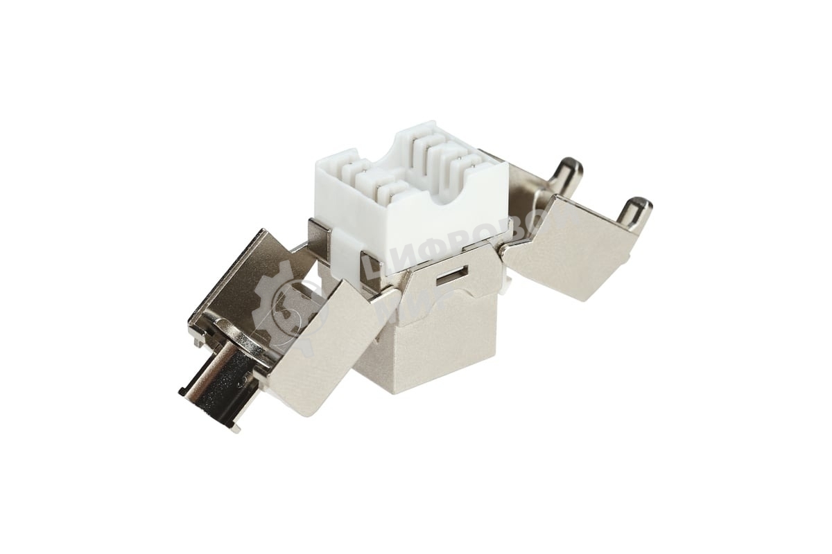 Модуль Keystone Rexant (02-0361), Jack RJ-45(8P8C), FTP экранированный, CAT 6A, тип 180 градусов, самозажимной PRO