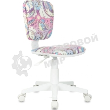 Кресло детское Бюрократ CH-W204NX мультиколор луна розовая крестов. пластик пластик белый