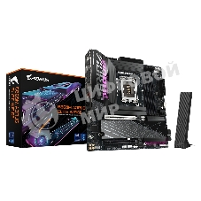Материнская плата Gigabyte B860M AORUS ELITE WIFI6E, LGA 1851, Intel B860, 4xDDR5, 4xSATA, 3xM.2, 1xPCIe 5.0 x16, 1xPCIe 4.0 x4, 1xHDMI, 1xDP, 1xUSB4 Type-C, 1x 2.5Gb LAN, 4xUSB-A 3.2 Gen 1, 2xUSB-A 3.2 Gen 2, 4xUSB-A 2.0, 7.1, mATX