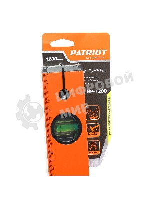 Уровень PATRIOT LRP-1200, магнитный, алюминиевый фрезерованный, усиленный, 1200мм