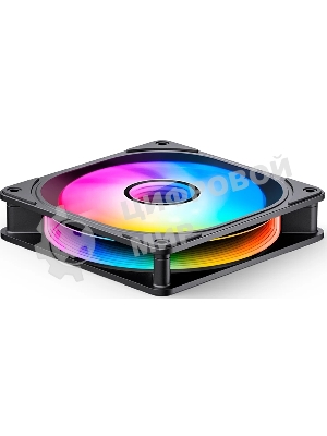 Вентилятор для корпуса JONSBO FR-606BR Reverse (120x120x25мм, 4-pin PWM, ARGb, 35.99CFM, 26.5dBA, 1500RPM, черный)