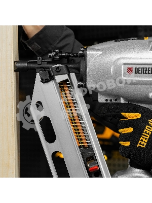 Гвозди Denzel для пнев. нейлера (оцинк.), длина - 75 мм, диам. - 3,05 мм, 2000 шт.