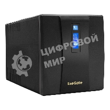 Источник бесперебойного питания ExeGate EP285511RUS SpecialPro Smart LLB-1600.LCD.AVR.EURO.RJ.USB 1600VA/950W, LCD, AVR, 4 евророзетки, RJ45/11, USB, черный