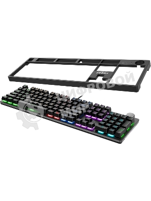 Клавиатура MSI Forge GK320 проводная, USB Type-A, чёрный