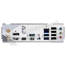 Материнская плата ASRock Z890 Pro RS WiFi белый, LGA 1851, Intel Z890, 4xDDR5, 4xSATA, 4xM.2, 1xPCIe 5.0 x16, 2xPCIe 4.0 x16, 1xPCIe x1, 2xUSB-C Thunderbolt 4, 4xUSB-A 3.2 Gen 1, 1xUSB-A 3.2 Gen 2, 1xHDMI, 1xDP, 1x2.5Gb LAN, 5x3.5 мм, 7.1, ATX