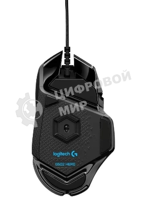 Мышь проводная Logitech G502 HERO черный, 25600 dpi, USB, кнопки - 11