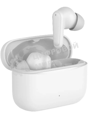 Наушники TWS Hyundai Select H-EP203 белый, внутриканальные, Bluetooth, активное шумоподавление, до 5 ч