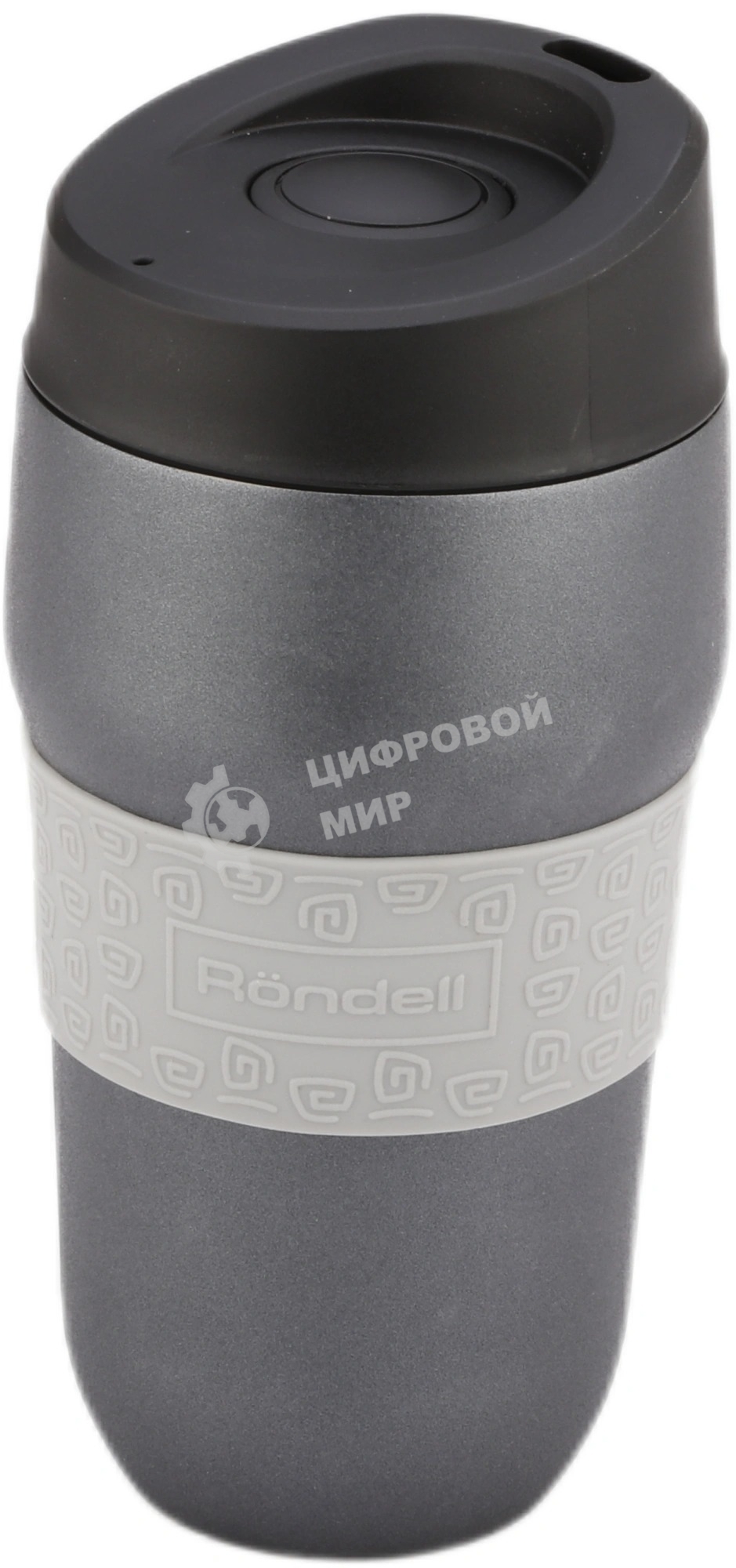 Термокружка для напитков Rondell Filigran RDS-1897 0.32 л. темно-серый, картонная коробка