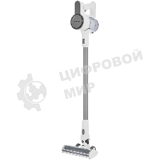 Пылесос вертикальный Grundig VCP 3130 L белый, питание от аккумулятора, 110 Вт, уборка сухая, пылесборник 0.55 л