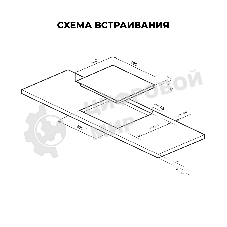 Электрическая варочная панель LEX EVH 640A BL Hi-Light, независимая, черный