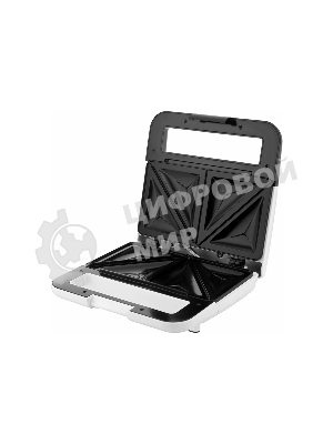 Сэндвичница BRAYER BR2201 750 Вт, пластины с антипр. покрыт 22,4x12,2 см, белый/черный