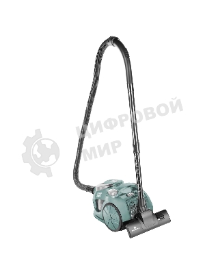 Пылесос Eurostek EVC-3007 изумрудный, 400/2600 Вт, уборка сухая, пылесборник контейнер 2.5 л