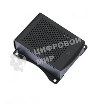 Корпус перфорированный Qumo с доп.креплением, Aluminum Case, Raspberry Pi 4B, черный(RS035)