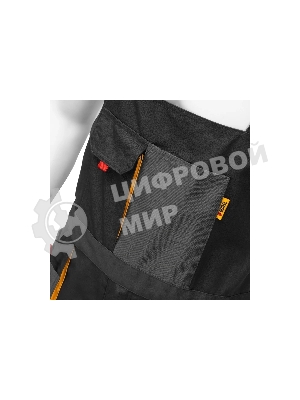 Полукомбинезон профессиональный рабочий Denzel 90391 65% полиэстер 35% хлопок, XXXL