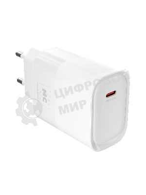Сетевое зарядное устройство MORE CHOICE (4620202553508) NC67a СЗУ 1Type-C 3.0A PD 20W, белый