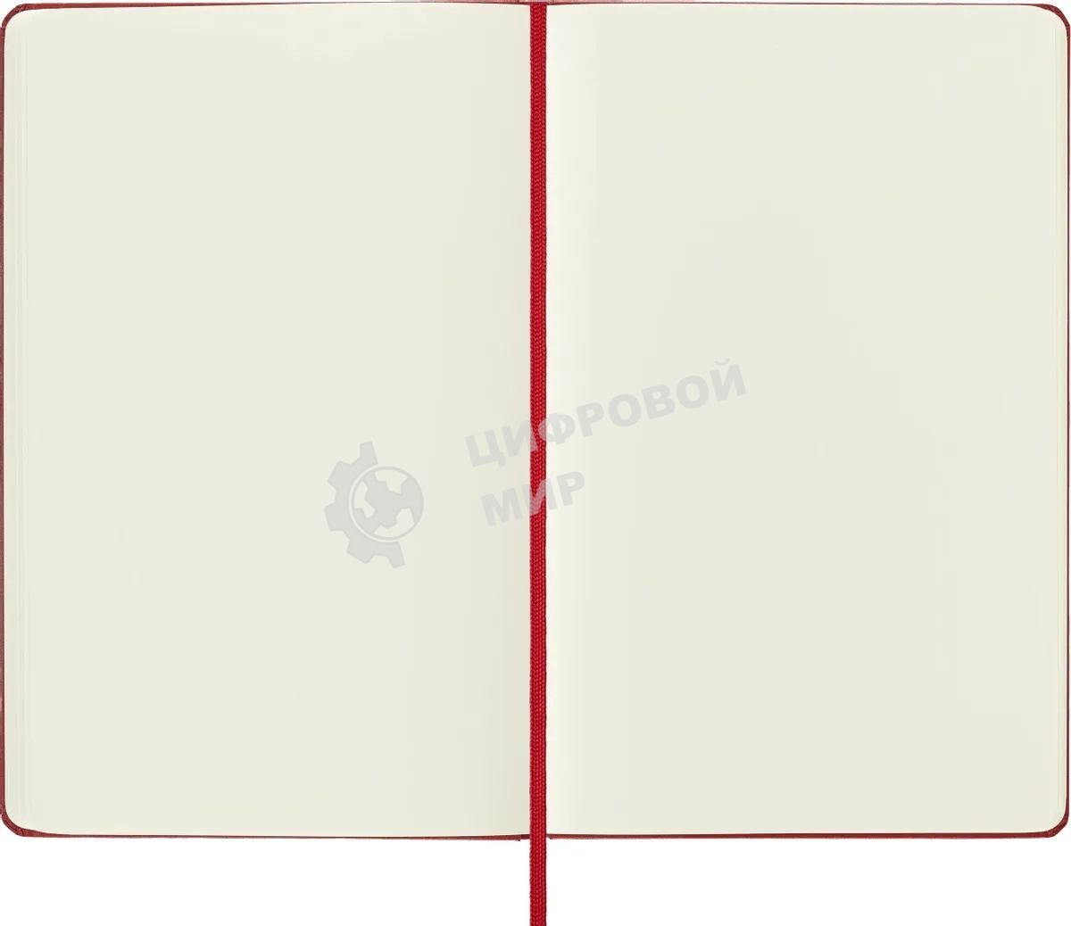 Блокнот Moleskine Classic Large, 240 страниц, красный, нелинованный,