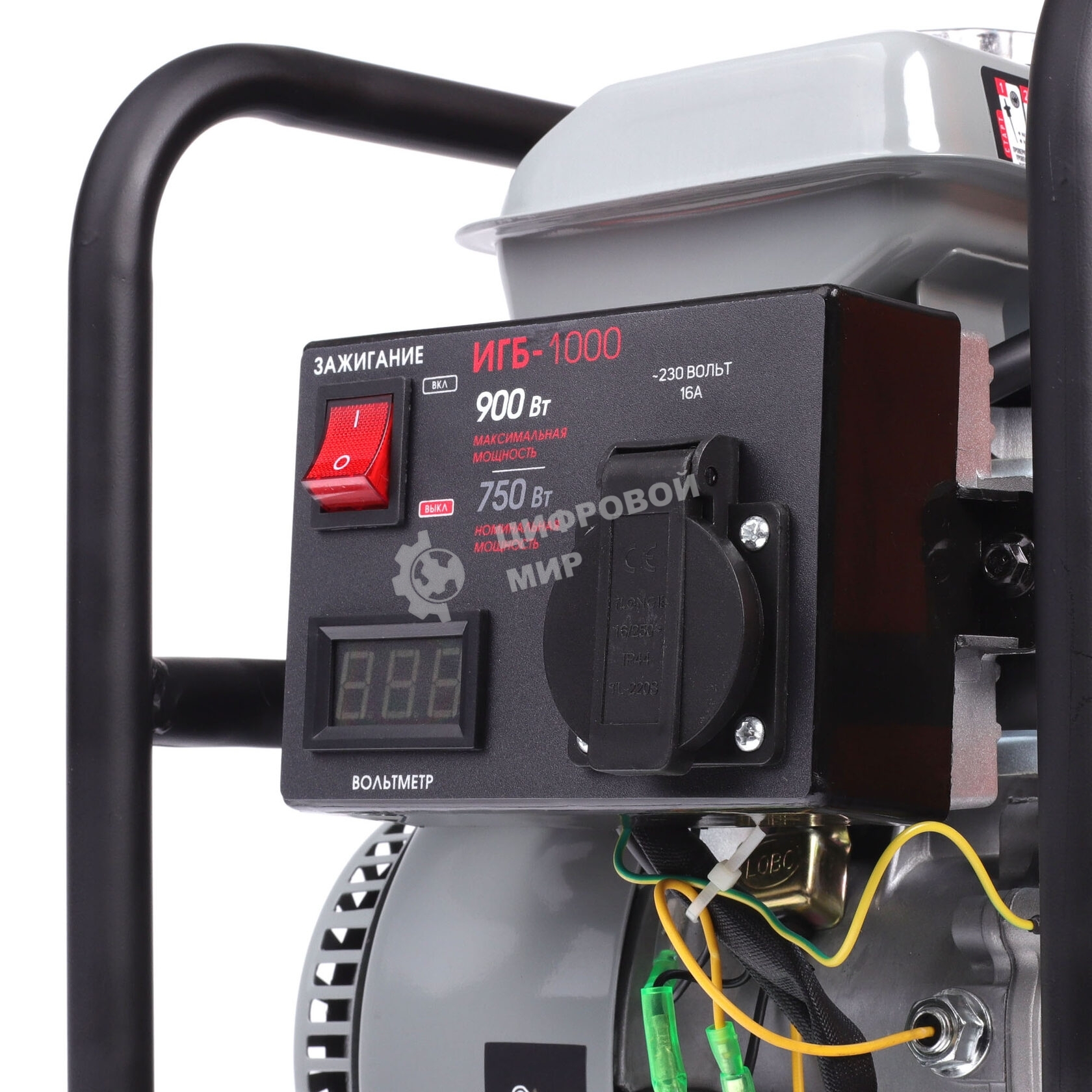 Электрогенератор бензиновый инверторный Победа ИГБ 1000, 0.9 кВт, 72 дБ, 12.3 кг